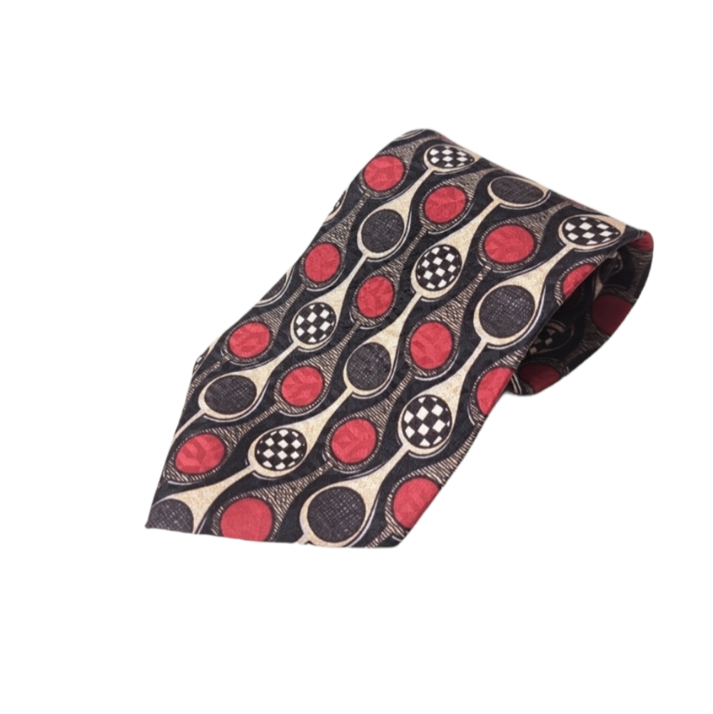Oscar de la Renta Multicolored Tie‎ 100% Silk